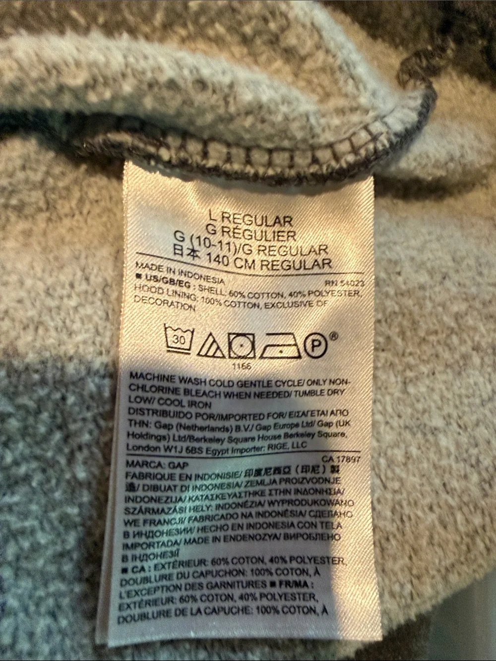 💚💰BOGO FREE GAP Hooded Full Zip Jacket L 10
